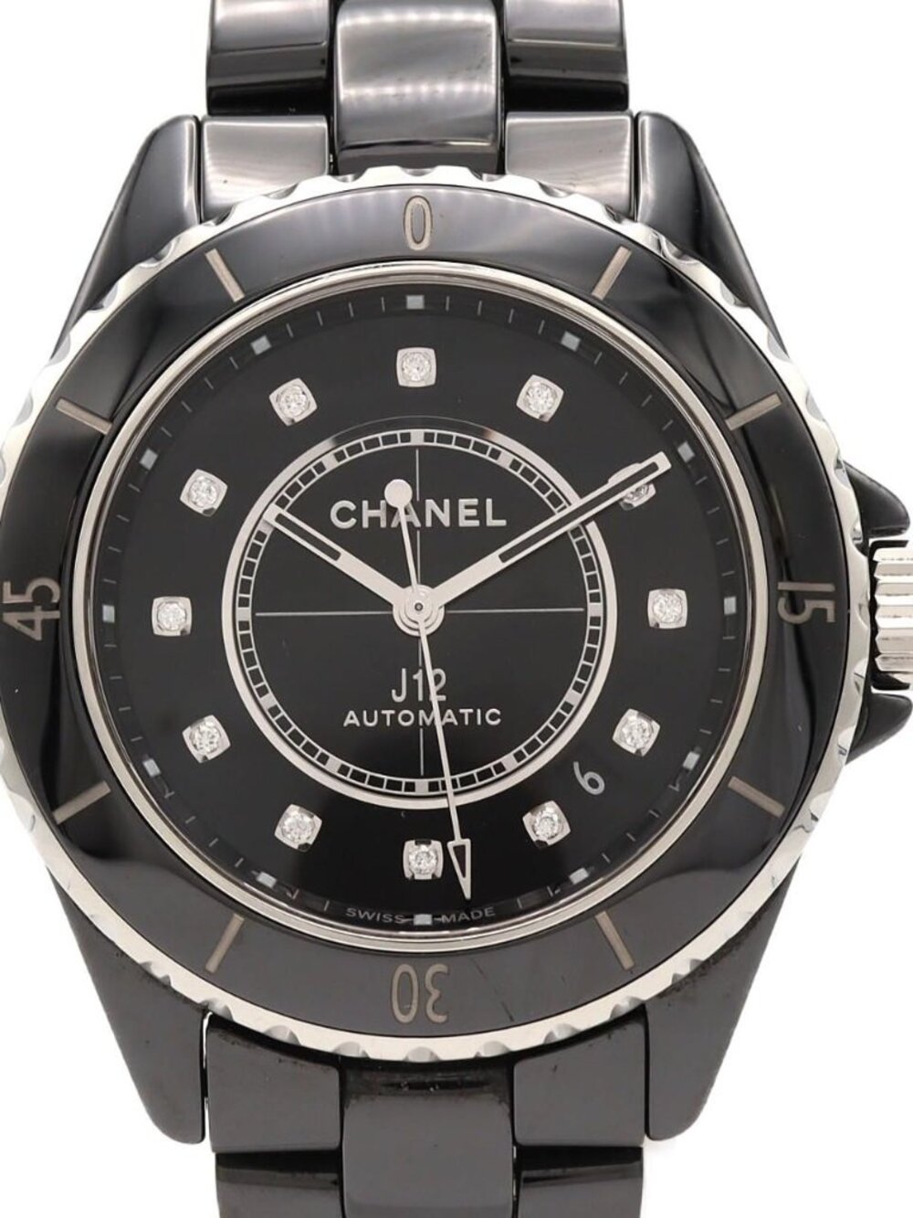 Chanel 38 mm Ceramic Automatic Winding Watch